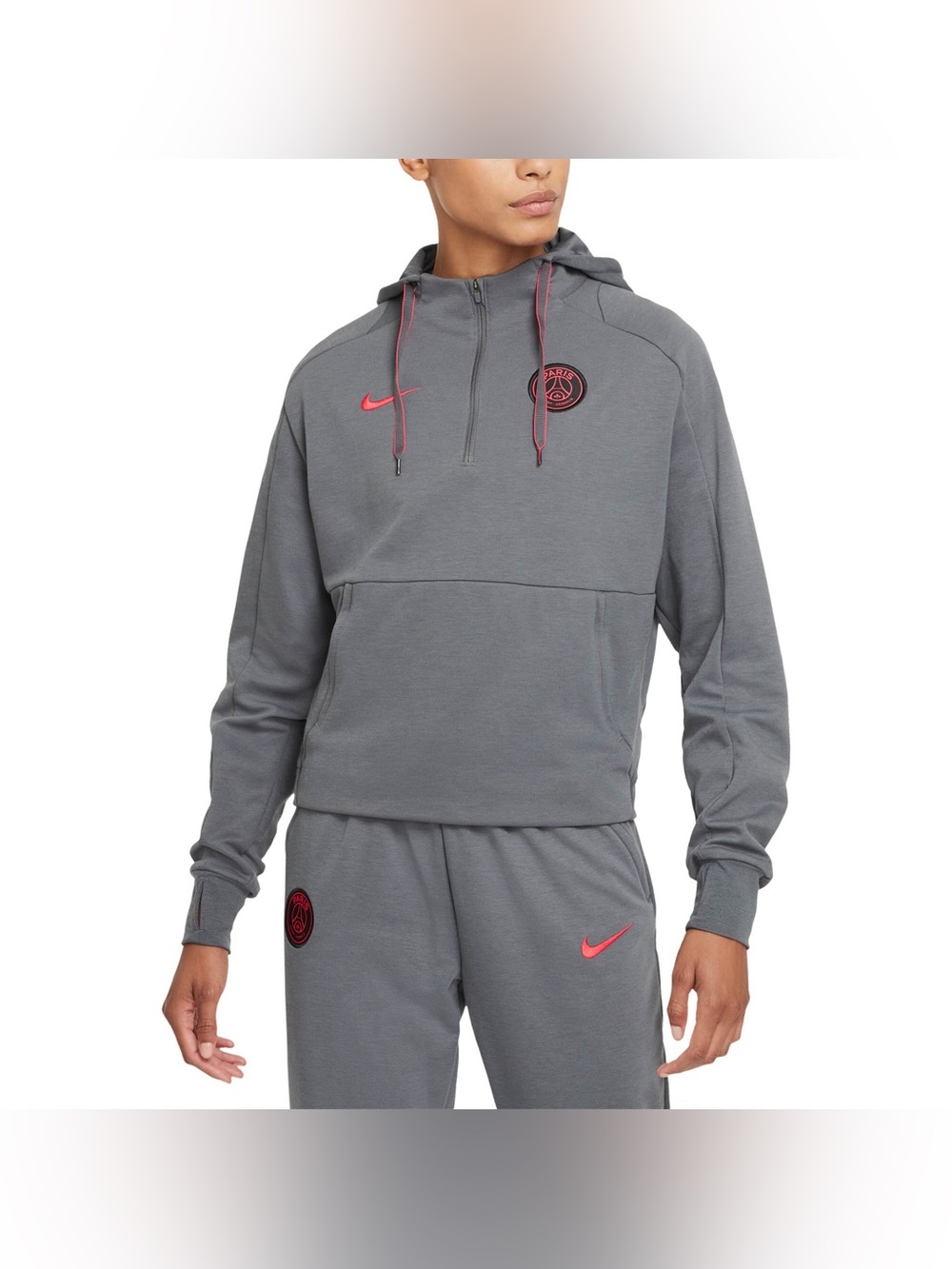 Women’s Nike Paris Saint-Germain Cropped Hoodie - Size XL